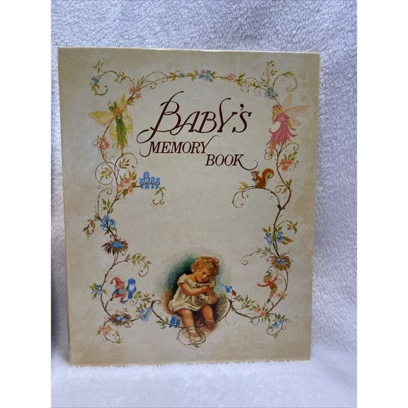 Vintage - 1985 Pop Up Baby Memories Book Baby Book With Box RARE